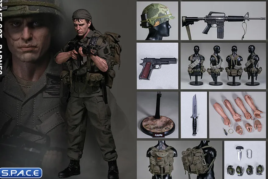 1/6 Scale U.S. Army Staff Sergeant Barnes