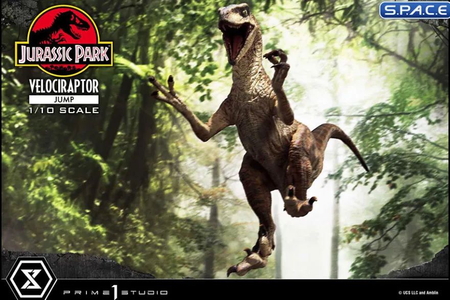 1/10 Scale Velociraptor Jump Prime Collectibles Figures Statue
