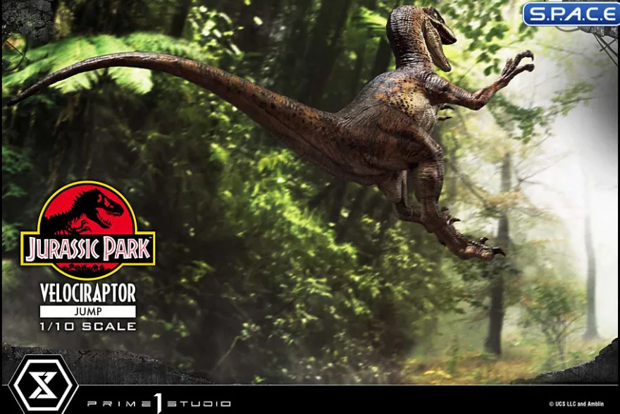 1/10 Scale Velociraptor Jump Prime Collectibles Figures Statue