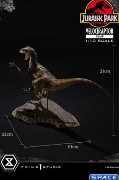 1/10 Scale Velociraptor Jump Prime Collectibles Figures Statue