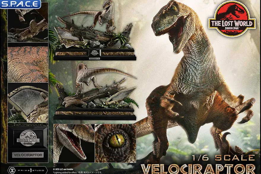 1/6 Scale Velociraptor Legacy Museum Collection Statue