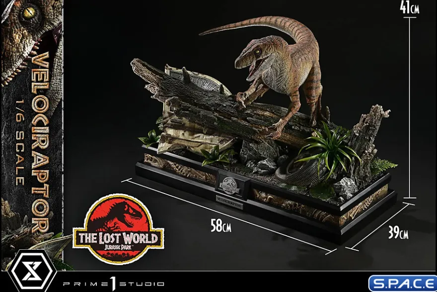 1/6 Scale Velociraptor Legacy Museum Collection Statue