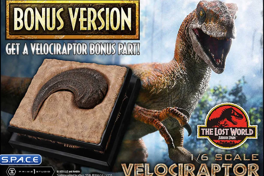 1/6 Scale Velociraptor Legacy Museum Collection Statue