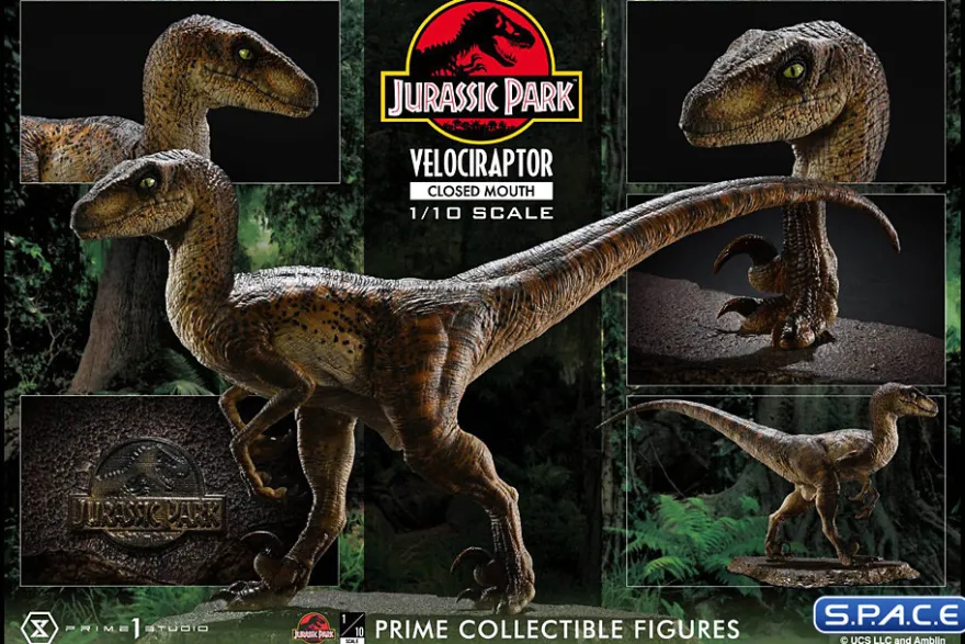 1/10 Scale Velociraptor Prime Collectible Figures Statue