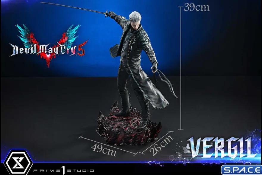 1/6 Scale Vergil Concept Masterline Statue - Bonus Version