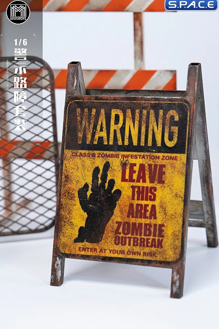 1/6 Scale Warning Barrier Set