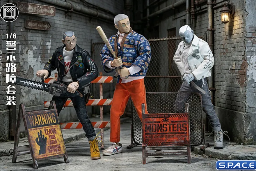 1/6 Scale Warning Barrier Set