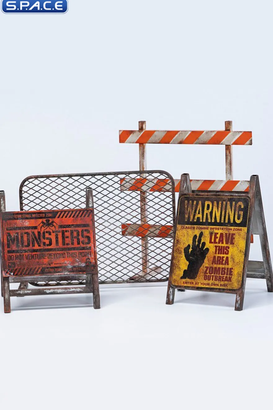 1/6 Scale Warning Barrier Set