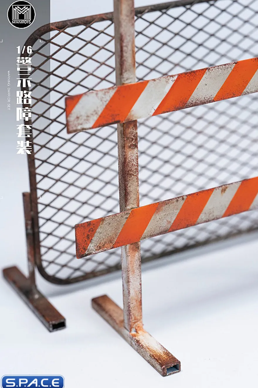 1/6 Scale Warning Barrier Set