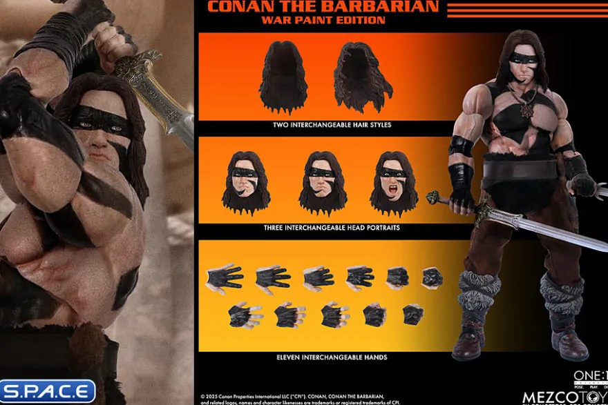 1/12 Scale War Paint Conan One:12 Collective
