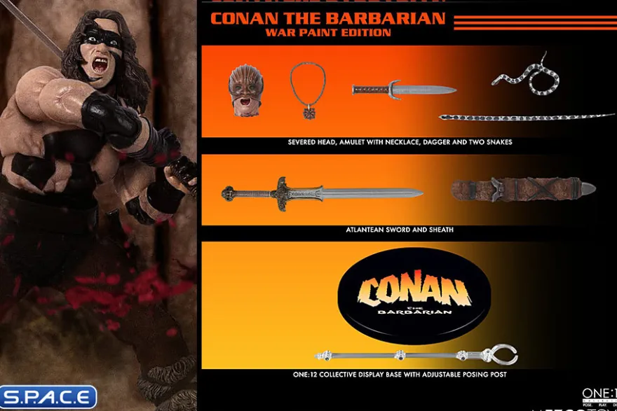 1/12 Scale War Paint Conan One:12 Collective