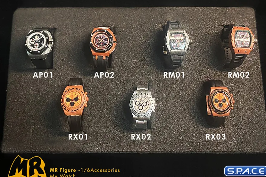 1/6 Scale Watches Set