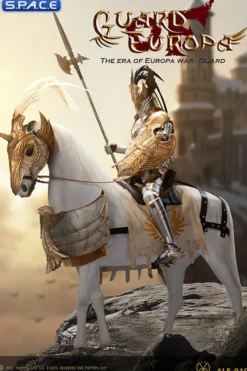 1/6 Scale White Armor Horse of Eagle Knight Guard