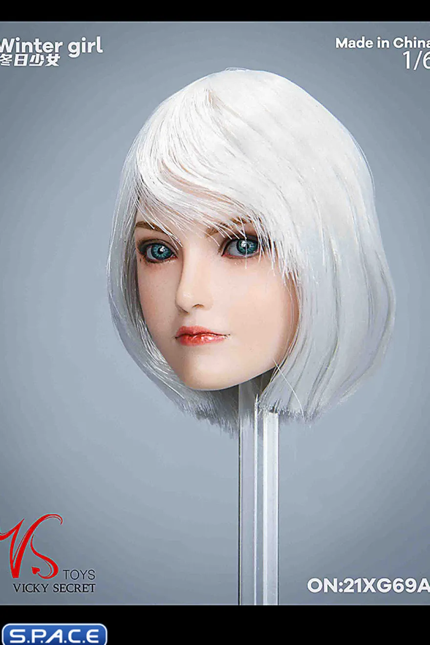 1/6 Scale Winter School Girl Character Set with white Coat