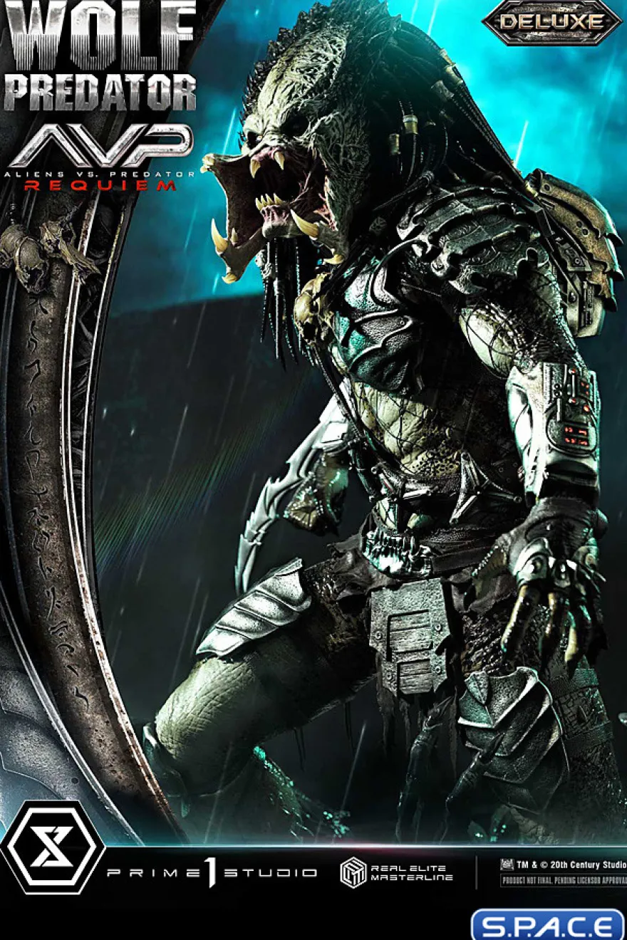 1/3 Scale Wolf Predator Deluxe Real Elite Masterline Statue - Bonus Version