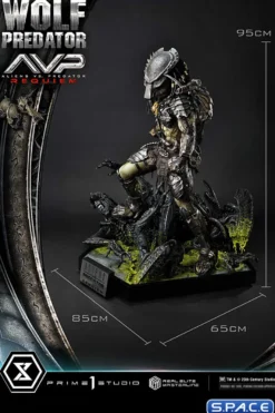 1/3 Scale Wolf Predator Deluxe Real Elite Masterline Statue - Bonus Version