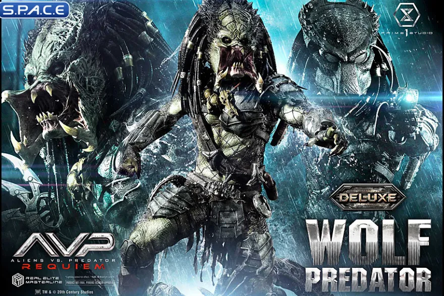 1/3 Scale Wolf Predator Deluxe Real Elite Masterline Statue - Bonus Version