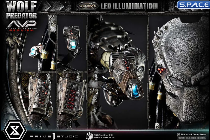 1/3 Scale Wolf Predator Deluxe Real Elite Masterline Statue - Bonus Version