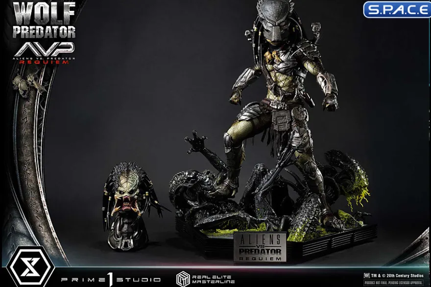 1/3 Scale Wolf Predator Real Elite Masterline Statue