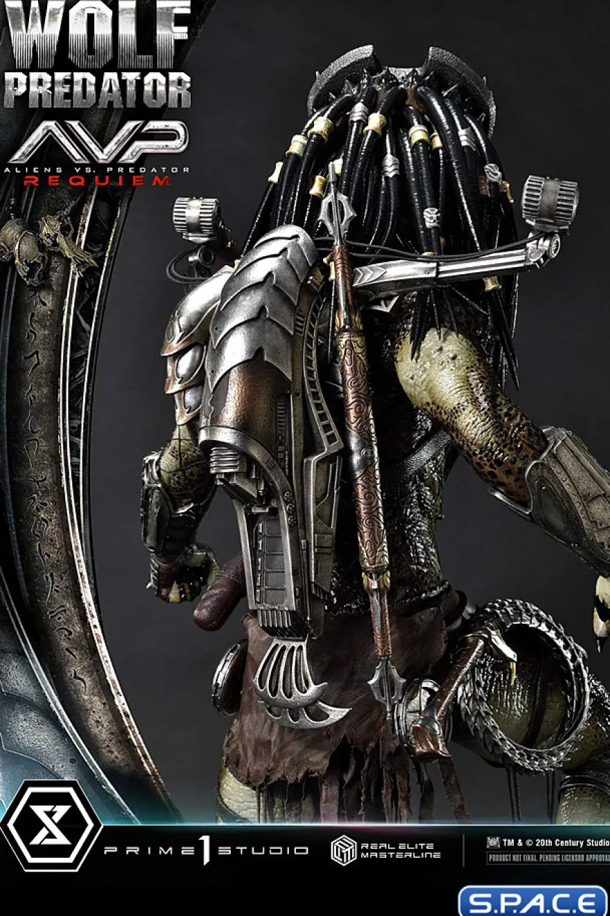1/3 Scale Wolf Predator Real Elite Masterline Statue
