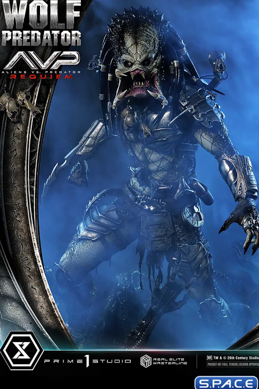1/3 Scale Wolf Predator Real Elite Masterline Statue