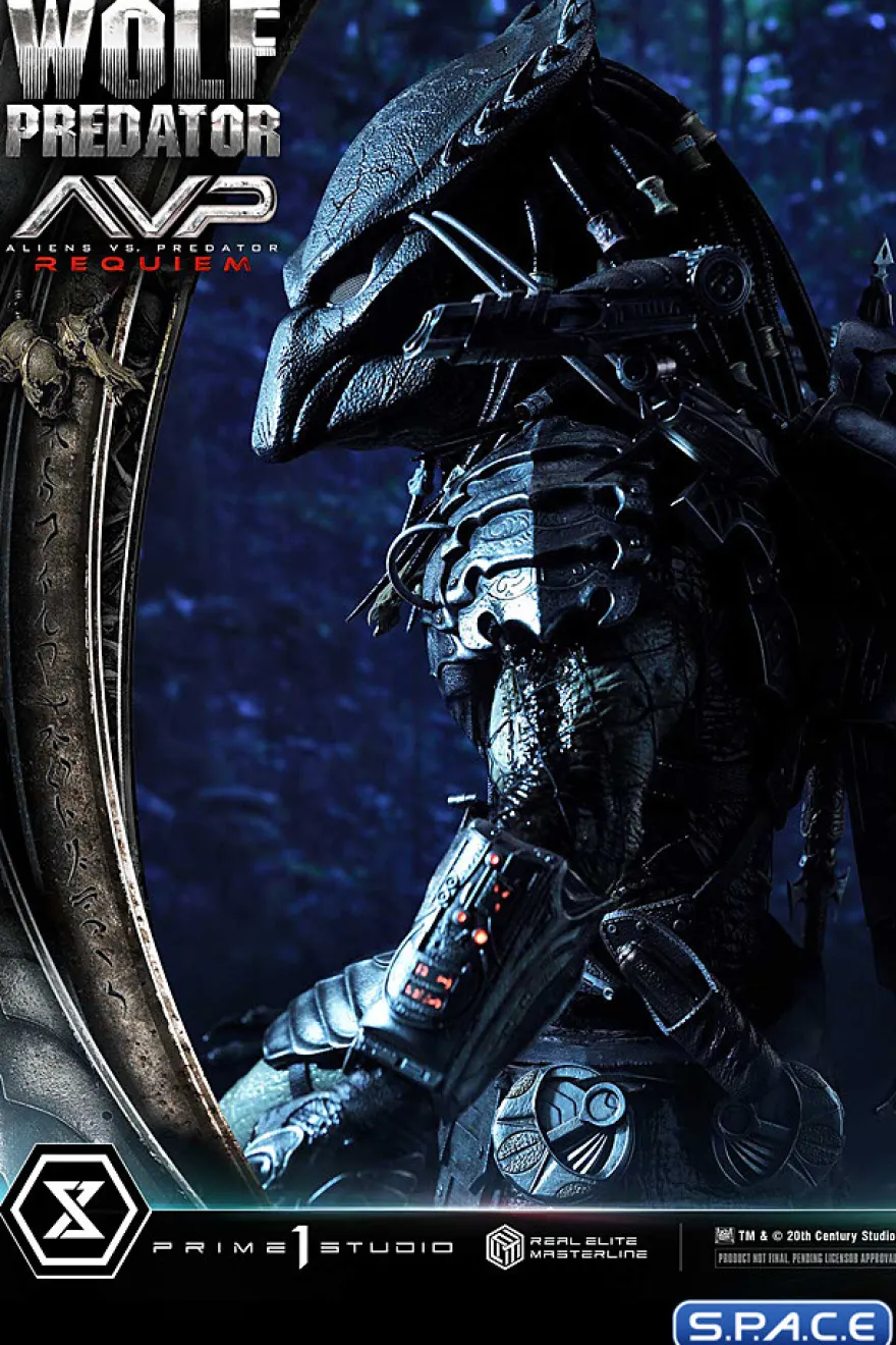 1/3 Scale Wolf Predator Real Elite Masterline Statue
