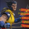 1/6 Scale Wolverine unmasked HS06