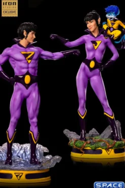 1/10 Scale Wonder Twins Art Scale Statue Set