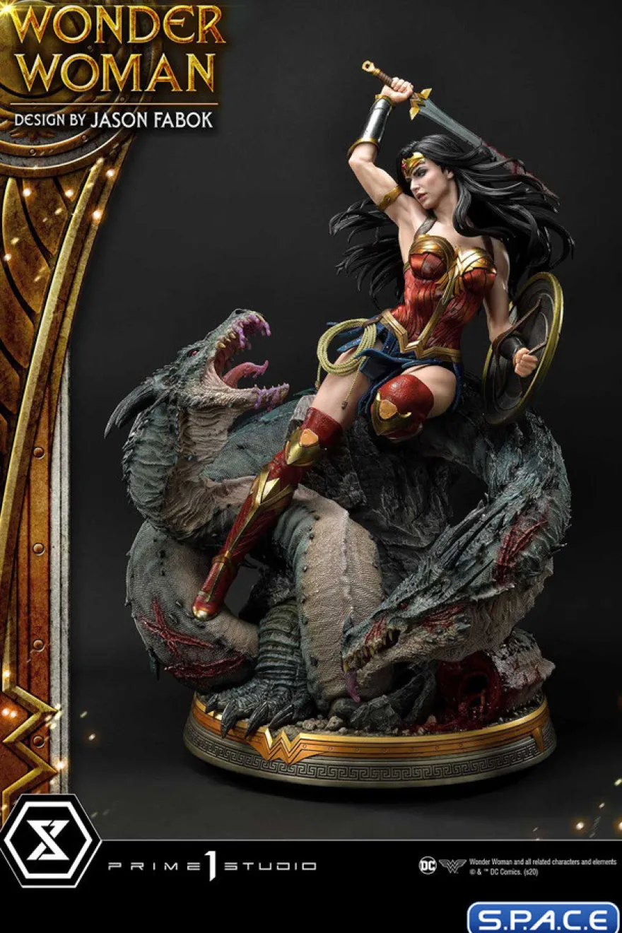 1/3 Scale Wonder Woman versus Hydra Museum Masterline Statue