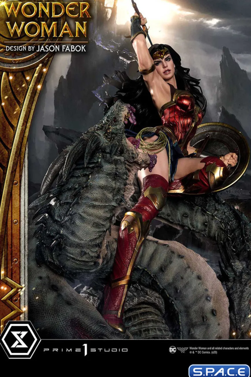 1/3 Scale Wonder Woman versus Hydra Museum Masterline Statue
