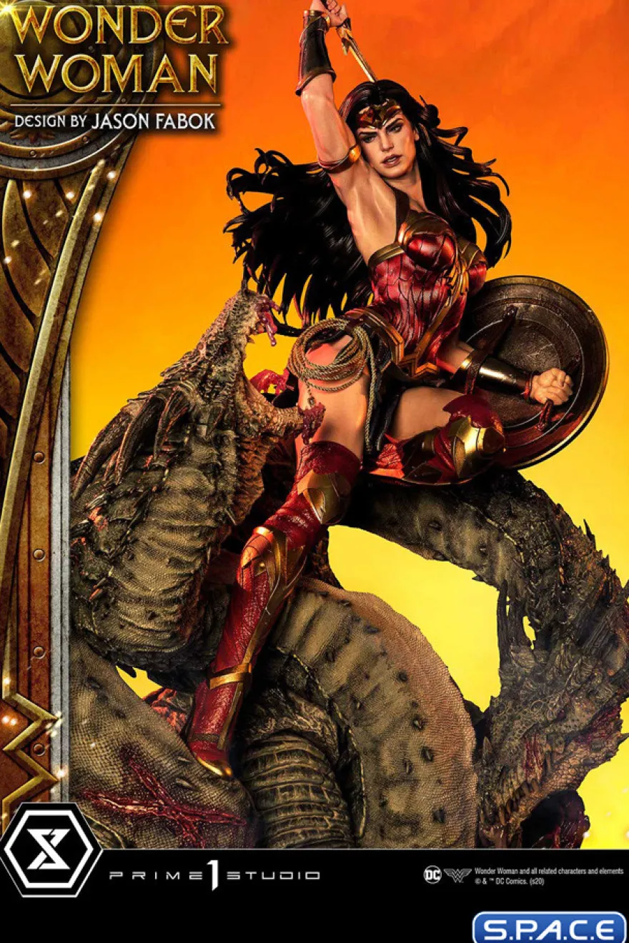 1/3 Scale Wonder Woman versus Hydra Museum Masterline Statue