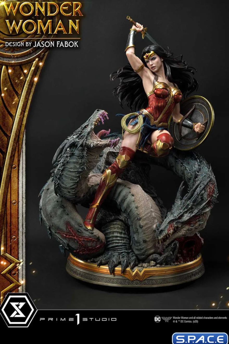 1/3 Scale Wonder Woman versus Hydra Museum Masterline Statue