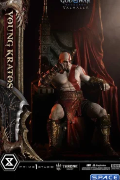 1/3 Scale Young Kratos Throne Legacy Statue