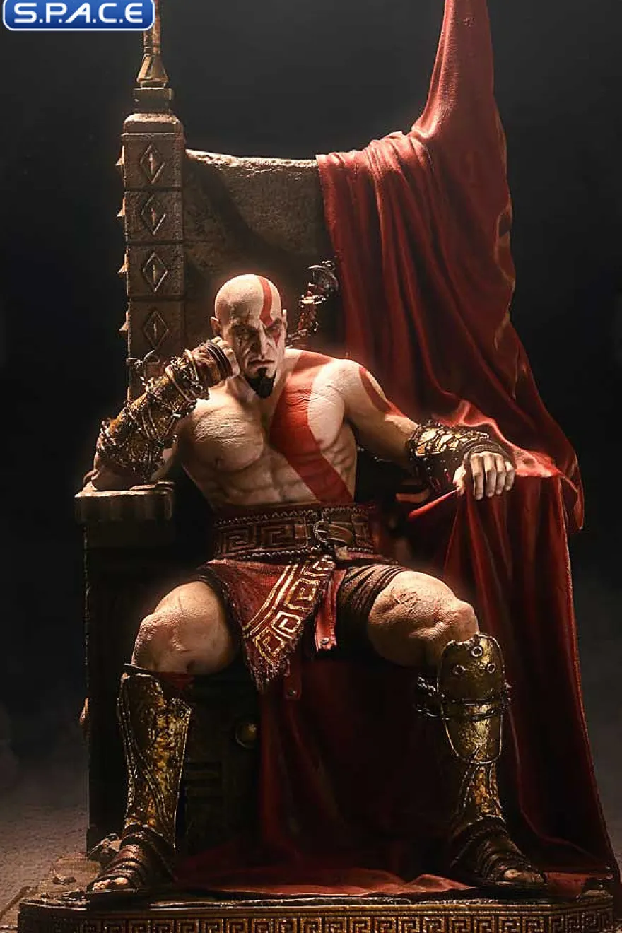 1/3 Scale Young Kratos Throne Legacy Statue