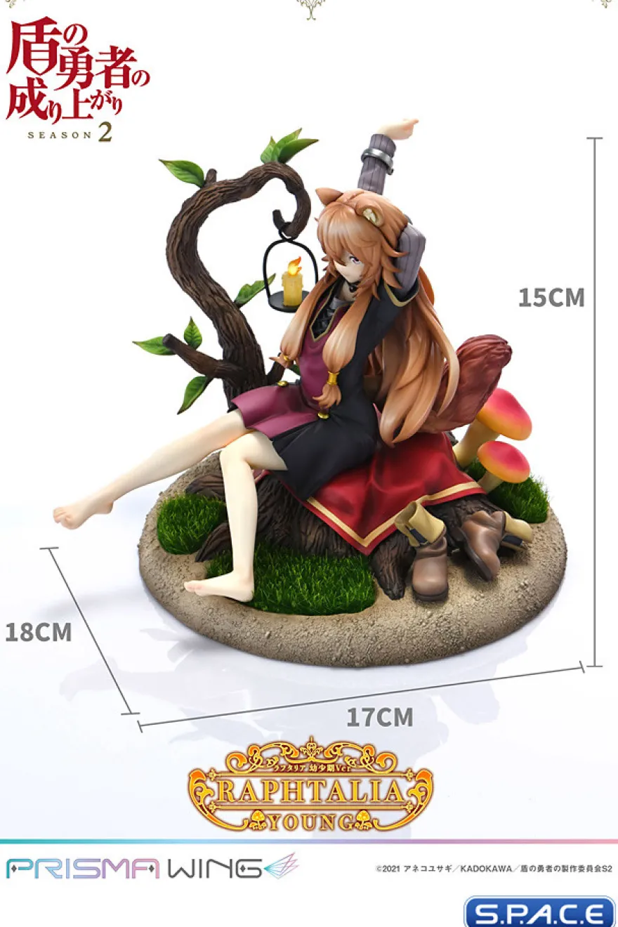 1/7 Scale Young Raphtalia Prisma Wing PVC Statue
