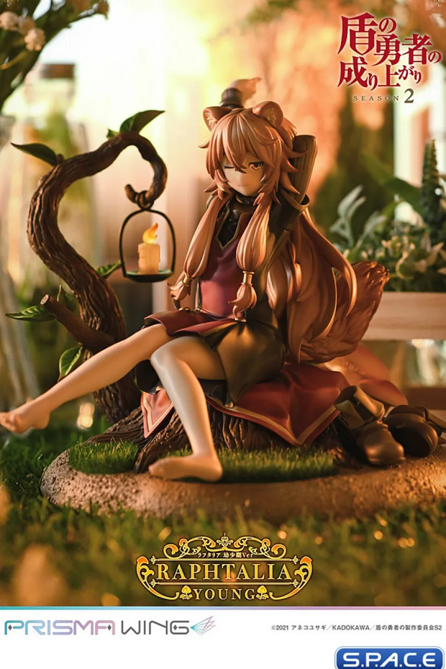 1/7 Scale Young Raphtalia Prisma Wing PVC Statue
