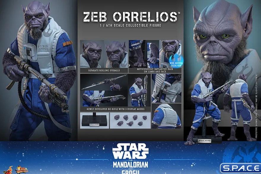 1/6 Scale Zeb Orrelios Movie Masterpiece MMS876