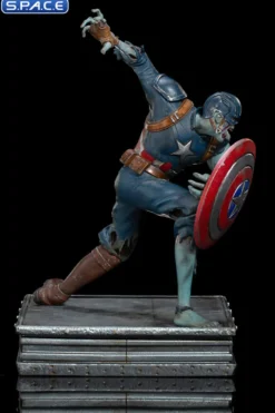 1/10 Scale Zombie Captain America Art Scale Statue