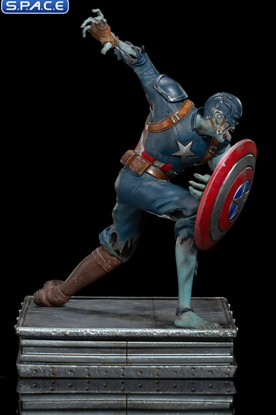 1/10 Scale Zombie Captain America Art Scale Statue