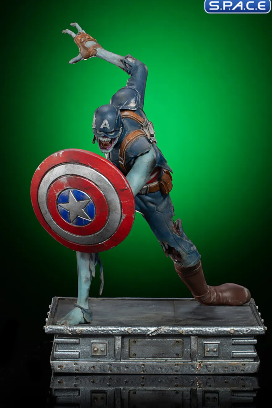 1/10 Scale Zombie Captain America Art Scale Statue