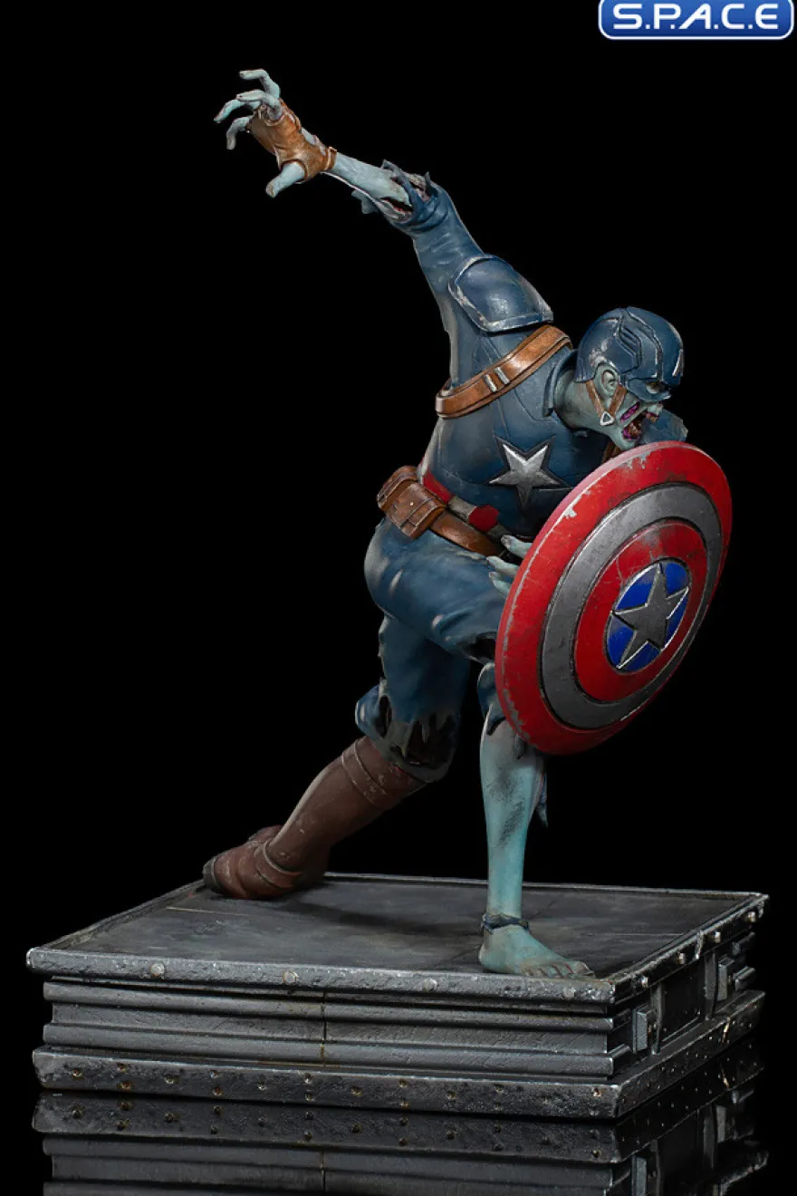 1/10 Scale Zombie Captain America Art Scale Statue