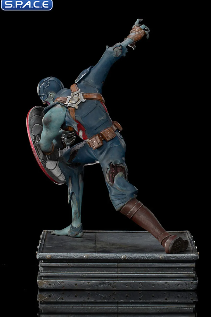 1/10 Scale Zombie Captain America Art Scale Statue