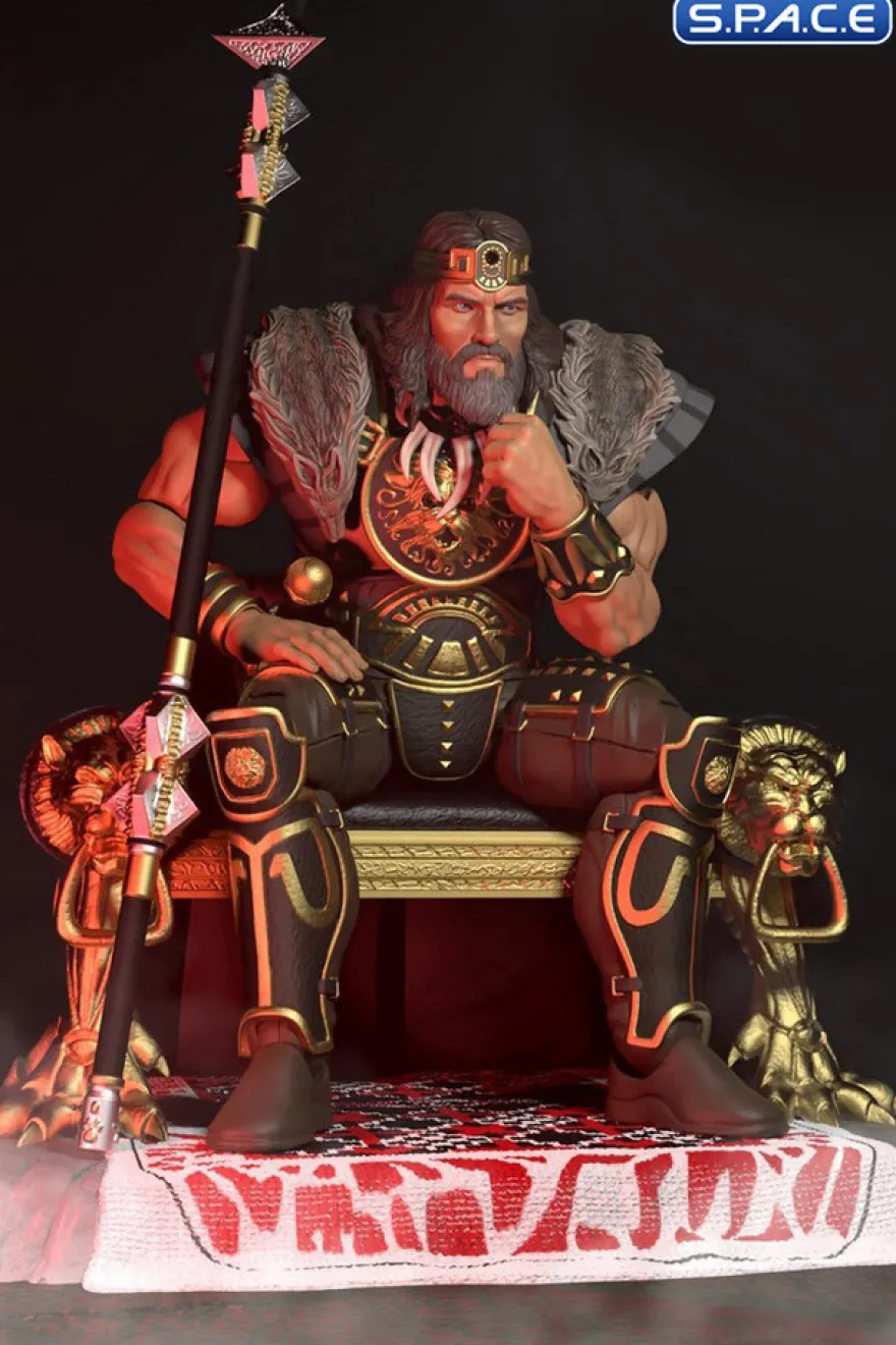 Set of 2: Ultimate King Conan & Throne of Aquilonia