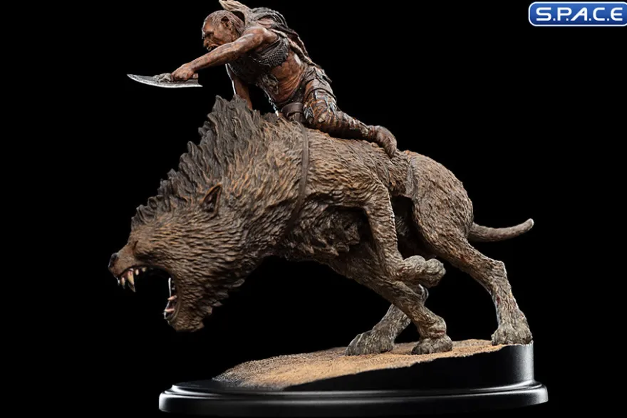 Sharkû on Warg Mini-Statue