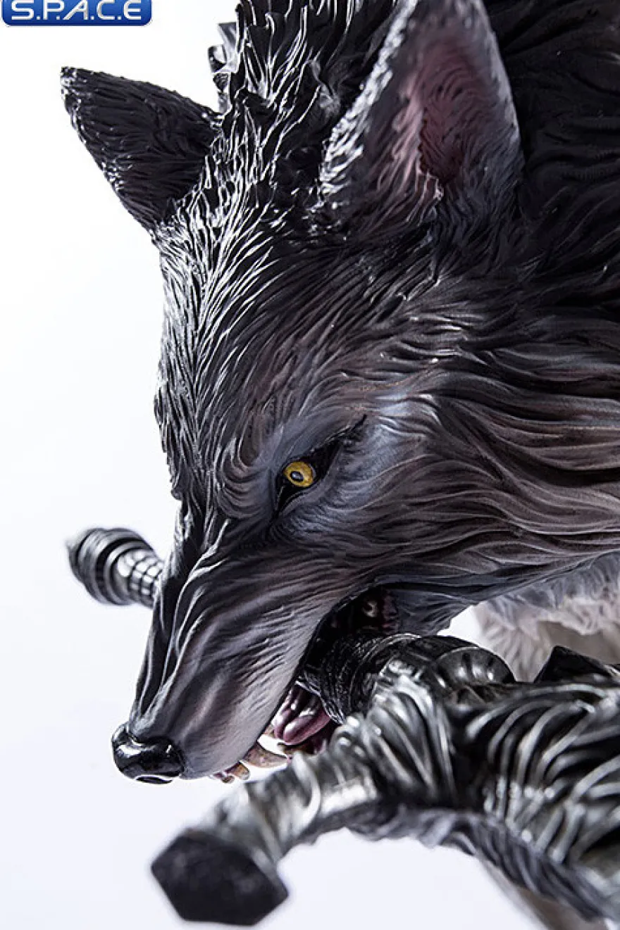 Sif the great grey Wolf Statue