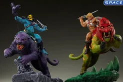 Skeletor & Panthor Classic Deluxe Maquette