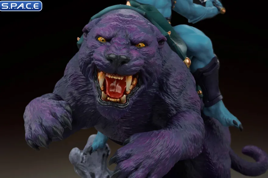 Skeletor & Panthor Classic Deluxe Maquette