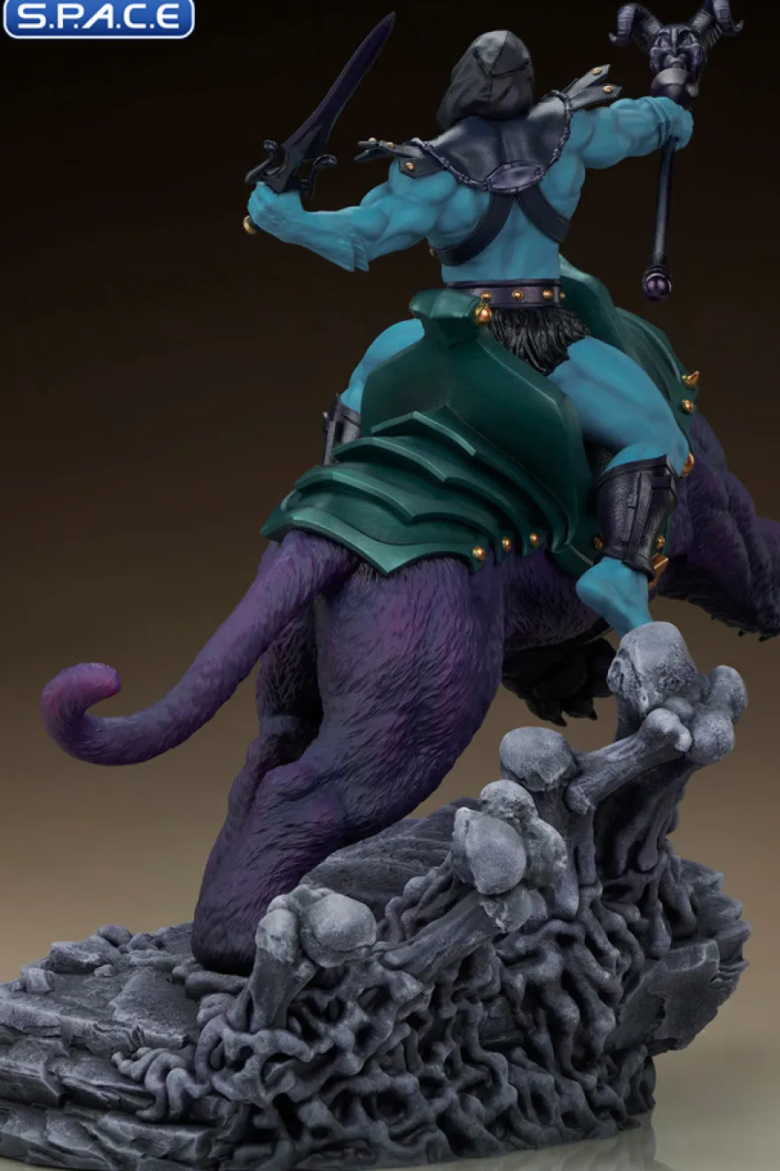 Skeletor & Panthor Classic Deluxe Maquette