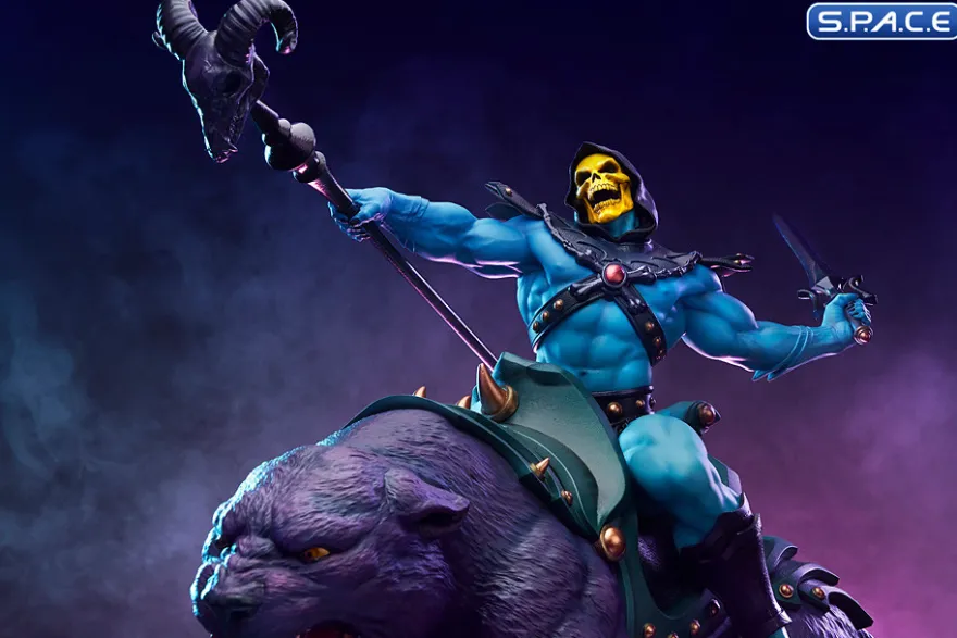 Skeletor & Panthor Classic Deluxe Maquette