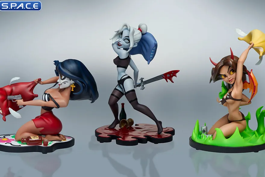 Sleepover in Hell Designer Collectible Statue Set